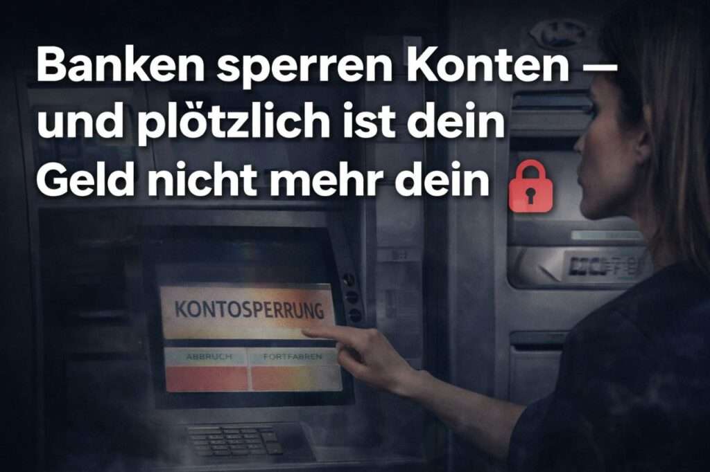Banken sperren Konten – und plötzlich ist dein Geld nicht mehr dein Geld Banken sperren Konten – und plötzlich ist dein Geld nicht mehr dein Geld