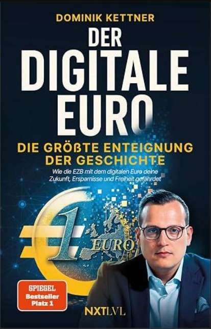 Der digitale Euro – Dominik Kettner Buchcover 'Der digitale Euro' von Dominik Kettner