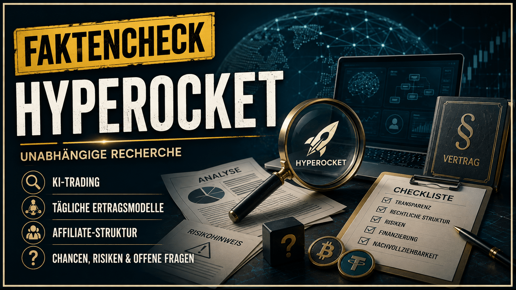 Symbolbild Kryptowährungs-Trading und algorithmische Handelssysteme